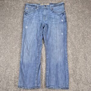 Big‎ Star Pioneer Bootcut Jeans Mens 36 (37x26) Blue Buckle Exclusive